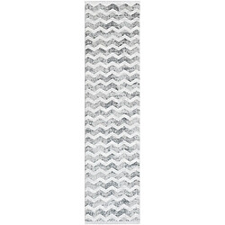 Hadorn Tapis 305x80 gris noir Davos Charme