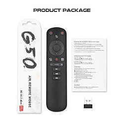 Avis Universal G50S télécommande vocale gyroscope souris aérienne sans fil mini clavier et infrarouge apprentissage Android TV box PC | télécommande