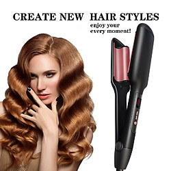 Universal Portable nouveau type de coiffure polyvalente curl fer pince clip outil de soins capillaires professionnels bâton céramique baril à trois couches curl fer | curl fer (noir) 