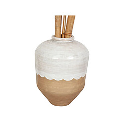 Vase Alexandra House Living Marron Beige Terre cuite 48 x 60 x 48 cm