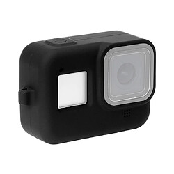 Wewoo Coque Housse de protection en silicone avec dragonne pour GoPro HERO8 noir noir