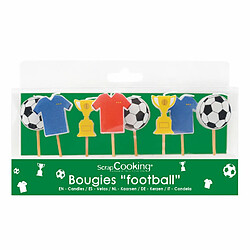 Scrapcooking 8 bougies football