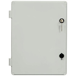 Avis UNI-1 PLASTIC ENCLOSURE NT 400X300X160 SOLID DOOR WITH PERFORATED PLATE IP65 GREY