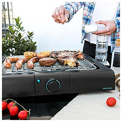 Avis Totalcadeau Barbecue electrique noir à plateau démontable 2400W - Hauteur Réglable pas cher