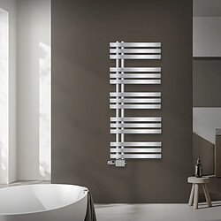 LuxeBath Radiateur sèche-serviettes chrome avec raccordement universel 50x120 cm