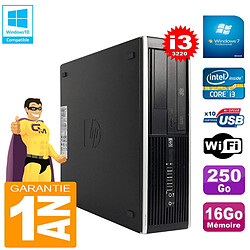 PC HP Compaq Pro 6300 SFF I3-3220 RAM 16Go Disque 250Go Graveur DVD Wifi W7 · Occasion 