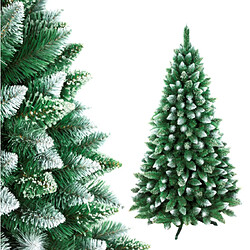 Sapin artificiel Damich 220 cm pine DIAMANT en PVC de couleur verte haute qualité