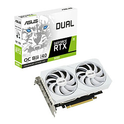 ASUS DUAL-RTX3060-O8G-WHITE NVIDIA GeForce RTX 3060 8 Go GDDR6