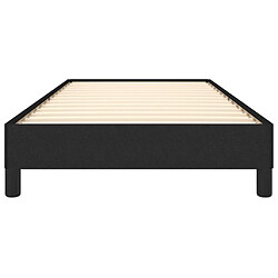 Acheter vidaXL Cadre de lit Noir 90x200 cm Tissu