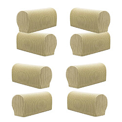 ensemble de 8 accoudoirs de canapé de meubles en flanelle couvre protecteurs Couvertures d'accoudoir de canapé