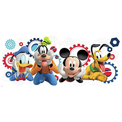 Thedecofactory Stickers DISNEY MICKEY MOUSE Géant Roommates Repositionnables (99x42cm)