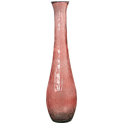 Vase de sol Alexandra House Living Rose Verre 24 x 24 x 90 cm 