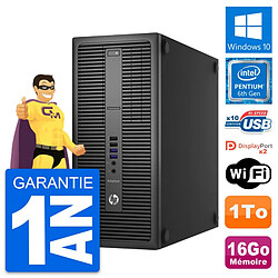 PC Tour HP EliteDesk 800 G2 Intel G4400 RAM 16Go Disque Dur 1To Windows 10 Wifi · Occasion 