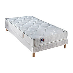 Mes Ensemble Matelas latex ep15cm 90x190cm + Sommier 