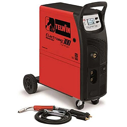 Telwin Poste de soudage inverter multiprocessus MIG-MAG / FLUX / BRASAGE / MMA et TIG DC-Lift controle par microprocesseur, avec devidoir a 4 rouleaux 9 Kw TLW011816065