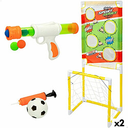 Color Baby Jeu de visée Colorbaby Cible Cage à Foot 48,5 x 113 x 35,5 cm (2 Unités) 