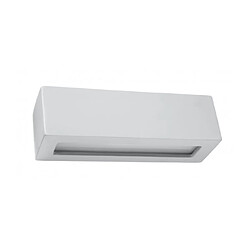 Luminaire Center Applique murale Vega Verre,céramique Gris 1 ampoule 9,5cm