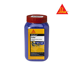 Colorant en poudre pour ciment, chaux et plâtre SIKA SikaCem Color - Bleu - 700g