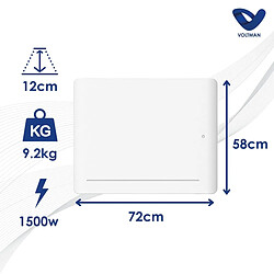 Acheter Chauffage électrique chaleur douce Leia - 1500W - blanc - Voltman