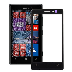 Wewoo Pour Nokia Lumia 925 Front noir Screen Lentille extérieure pièce détachée 