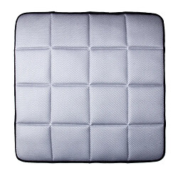 Wewoo Universel respirant quatre saisons auto glacé mélange tissu maille housse de coussin de de tapis pour fournitures de bureau chaise de gris