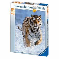 Ludendo Puzzle 500 Pièces Ravensburger - Tigre dans la neige 