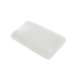 Morphea France Oreiller ergonomique MEMORY - 30x50x5cm - Mousse à mémoire de forme - Soutien optimal - Morphea 