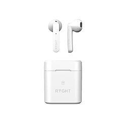 RYGHT JAM - Ecouteurs sans fil bluetooth Kit Main Libre True Wireless Earbuds pour "SAMSUNG Galaxy A72" (BLANC) 