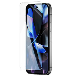 Force Glass Verre Trempé pour Google Pixel 9 et 9 Pro Résistant 9H+ Bord 2.5D Noir