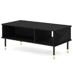 Bestmobilier Kirua - table basse - 110 cm Kirua - table basse - 110 cm - Noir