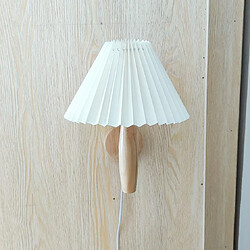 Avis Universal Fairy Sail 2021 Vin Japonais Lampe murale en bois taché avec lampe plissée Lampe de chevet vintage pour cuisine salon (rouge)