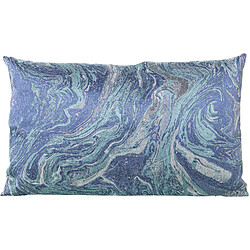 Coussin Alexandra House Living Bleu Textile 30 x 50 cm 