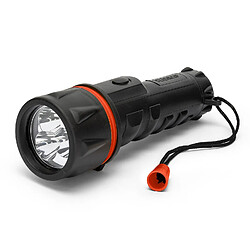 VELAMP Lampe torche caoutchouc incassable 3 LED (2D non fournies) 