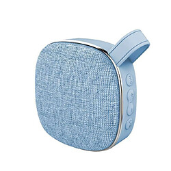 Universal Tissu portable Haut-parleur Bluetooth en plein air Support USB en plein air TF Carte TF Subwoofer Subwoofer 10W Haut-parleur stéréo sans fil | haut-parleurs portables (bleu)