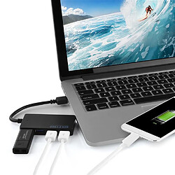 Acheter Cadorabo Hub USB 4 ports USB 3.0 multi-interface Plug & Play avec USB-C