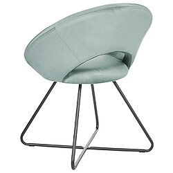 Acheter Beliani Chaise de salle à manger Velours Vert menthe RACHEL