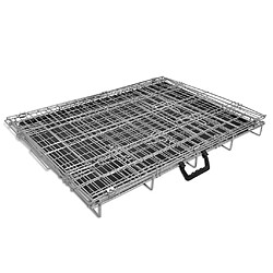 Acheter Helloshop26 Cage en métal pliable pour chien acier galvanisé 76 x 55 x 61 cm 3702021