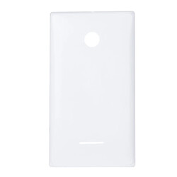 Wewoo Coque arrière blanc pour Microsoft Lumia 532 Couverture arrière de batterie couleur unie