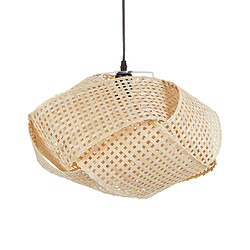 Beliani Lampe suspendue en bambou naturel HALIL