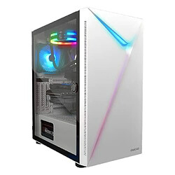 GAMDIAS Boitier Moyen Tour ATX Argus E4 Elite RGB avec panneau vitré (Blanc) Gamdias Boitier Moyen Tour ATX Argus E4 Elite RGB avec panneau vitré (Blanc)