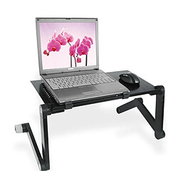 Acheter Universal Support d'ordinateur portable Table d'ordinateur Table d'ordinateur Table de pliage Escrititorio Mesa Mesa Mesa Mesa Ordenador Table Pliant Biurko Tafel | Bureaux d'ordinateur portable (Noir)