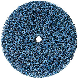 3M Disque de décapage (flexible) XT-DC/CG-DC, Degré de finesse : extra-grossier, Ø 150 mm, Vitesse maxi. 4000 tr/mn, Couleur : bleu