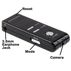 Avis Dictaphone Enregistreur MP3 4GB Caméra TF Card Batterie Rechargeable YONIS