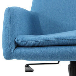 Avis Chaise de bureau / pivotante SHAKE 400 en tissu bleu foncé hjh OFFICE