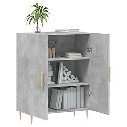 Acheter Maison Chic Buffet,Meuble de Rangement,commode pour salon,Cuisine gris béton 69,5x34x90 cm bois d'ingénierie -MN34323