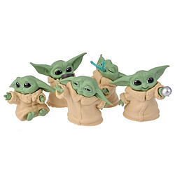 Acheter Universal Animaux 5 Pièces/Set Star Wars Baby Yoda Collection Action Toys Cadeaux d'anniversaire pour enfants | Action People(Coloré)