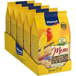 VITAKRAFT Menu Alimentation complete pour Canaris - 5x900g 