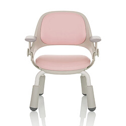 Chaise de bureau pour enfants KID GRO PU évolutive - rose hjh OFFICE 