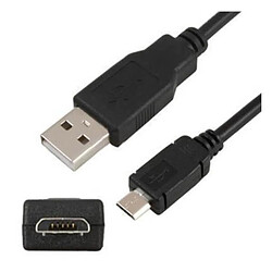 Ozzzo Cable datos Micro USB Negro Universal 