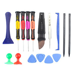 Wewoo Kit d'outil pour iPhone / iPad 16 en 1 Set d'outils de réparation 